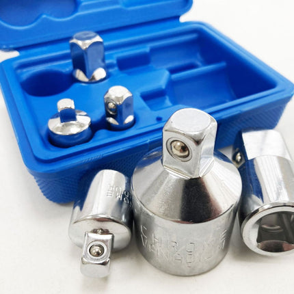 Adaptor Set 6 Pieces Crv Satin Finish - Toolzone KDPSS203