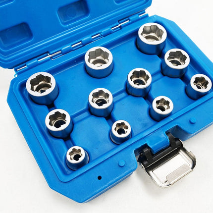 Twist Socket Set 3/8 Drive 11 Pieces 9-19mm Chrome Molybdenum - Toolzone KDPSS209