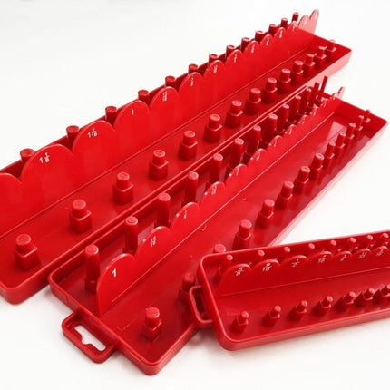 Socket Holder Set 3 Pieces ABS Af Imperial Red - Toolzone KDPSS214