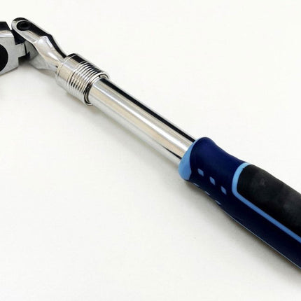 Ratchet Flexi Head Extendable 1/2 Drive 335-480mm Softgrip Crv - Toolzone KDPSS224