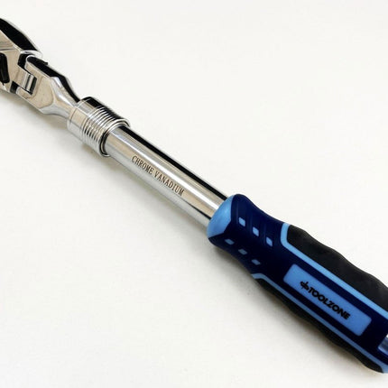 Ratchet Flexi Head Extendable 1/2 Drive 335-480mm Softgrip Crv - Toolzone KDPSS224