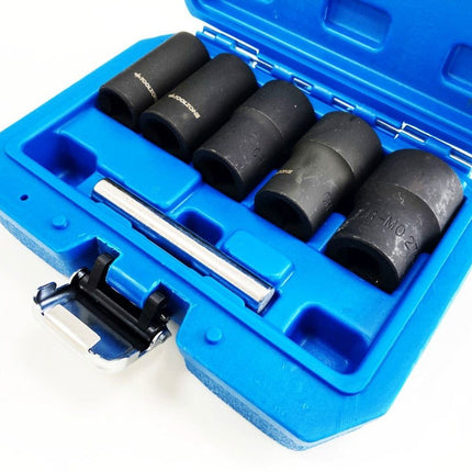 Twist Socket Set 1/2 Drive 6 Pieces 17mm-27mm - Toolzone KDPSS228
