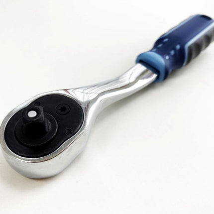 Ratchet Handle 1/4 Drive 90 Teeth 3 Colour Crv - Toolzone KDPSS230