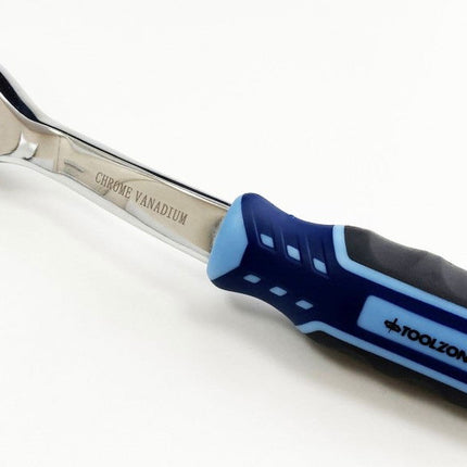 Ratchet Handle 1/2 Drive 90 Teeth 3 Colour Crv - Toolzone KDPSS232