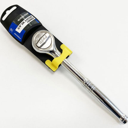 Ratchet Handle 3/8 Drive Polished Chrome Quick Release - Toolzone KDPSS240