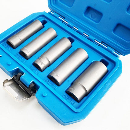 Deep Bolt Extractor Set 5 Pieces 3/8 Drive 10mm-16mm Chrome Molybdenum - Toolzone KDPSS287