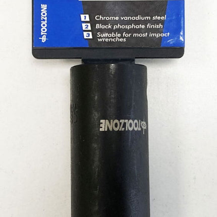Deep Impact Socket 17mm 1/2 Drive Crv - Toolzone KDPSS319