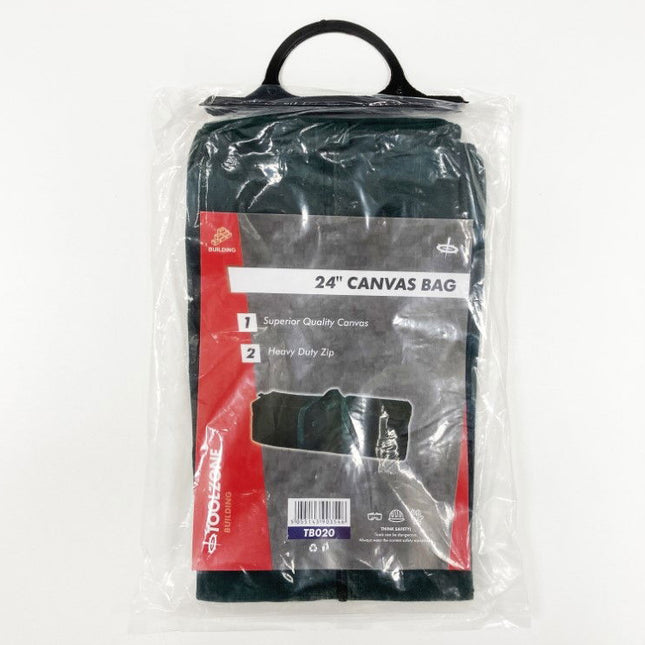 Toolbag 24 Canvas Zip Closure Water Resistant - Toolzone KDPTB020