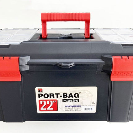 Toolbox Maestro 22 With Organiser Lids And Carry Tray - Toolzone KDPTB096