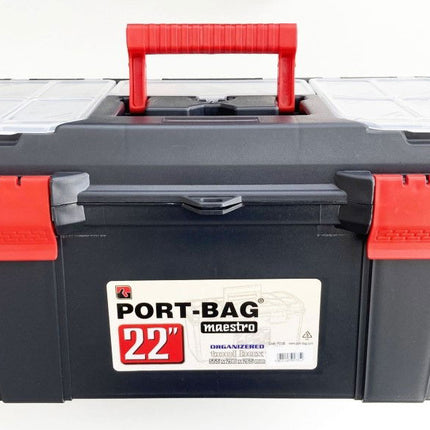 Toolbox Maestro 22 With Organiser Lids And Carry Tray - Toolzone KDPTB096