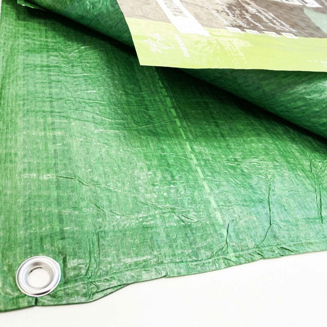 Tarpaulin 1.2m x 1.8m Polyethylene With Eyelets - Toolzone KDPTL006