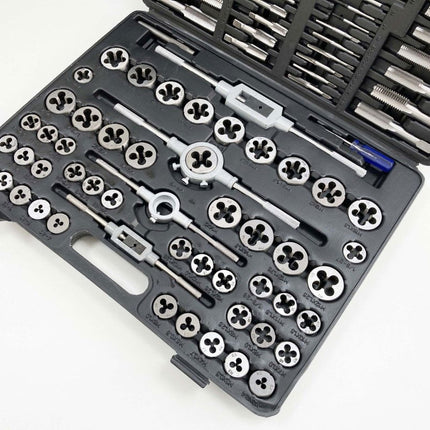 Tap And Die Set Imperial 115 Piece With Holders And Wrenches - Toolzone KDPTP095