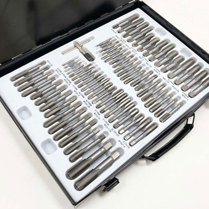Tap And Die Set 110 Piece Alloy Steel With Wrenches - Toolzone KDPTP096