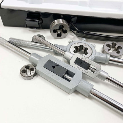 Tap And Die Set 110 Piece Alloy Steel With Wrenches - Toolzone KDPTP096
