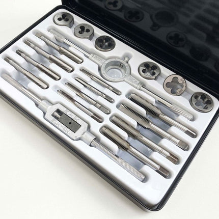Tap And Die Set Bsf 20 Piece 3/16-1/2 Tungsten Alloy Steel - Toolzone KDPTP098