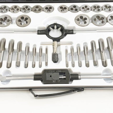 Tap And Die Set Metric 45 Piece Large Tungsten Alloy Steel - Toolzone KDPTP106