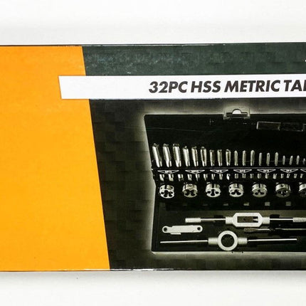 Tap And Die Set Metric 32 Piece Hss With Wrenches - Toolzone KDPTP107