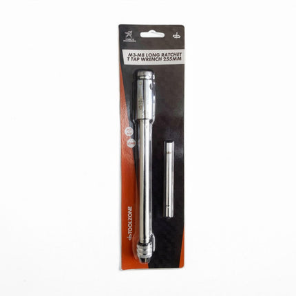 Long Ratchet Tap Wrench M3-M8 255mm - Toolzone KDPTP127
