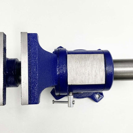 York Vice Rotating Body Pipe Clamp 5 125mm Jaw 360° Swivel Base - Toolzone KDPVC015