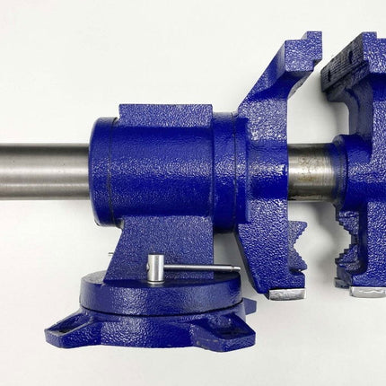 York Vice Rotating Body Pipe Clamp 5 125mm Jaw 360° Swivel Base - Toolzone KDPVC015