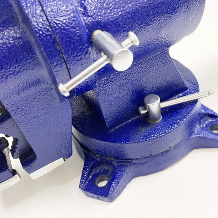 York Vice Rotating Body Pipe Clamp 5 125mm Jaw 360° Swivel Base - Toolzone KDPVC015