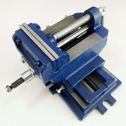Cross Slide Vice 4 94mm Jaw Opening 104mm Jaw Width - Toolzone KDPVC016