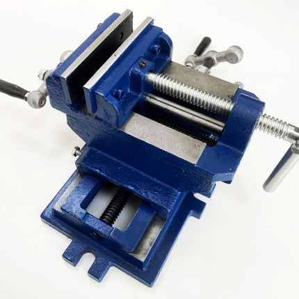 Cross Slide Vice 4 94mm Jaw Opening 104mm Jaw Width - Toolzone KDPVC016