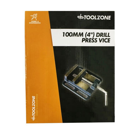 Drill Press Vice 4 103mm Jaw Opening 100mm Jaw Width - Toolzone KDPVC019
