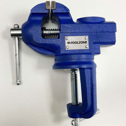 Swivel Table Vice 2 50mm Jaw Width 60mm MAX Opening - Toolzone KDPVC035