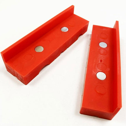 Magnetic Soft Vice Jaws 4 Tpu Multi Groove Non-marking - Toolzone KDPVC047