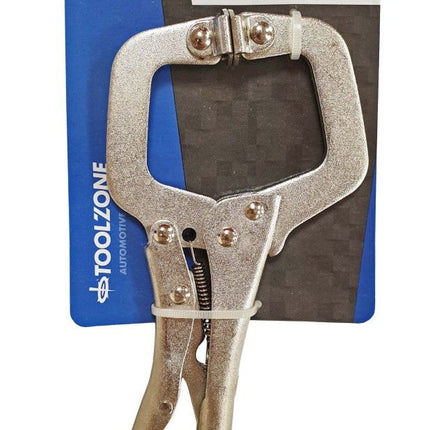 C Welding Clamp With Swivel Pads 6 - Toolzone KDPWH020