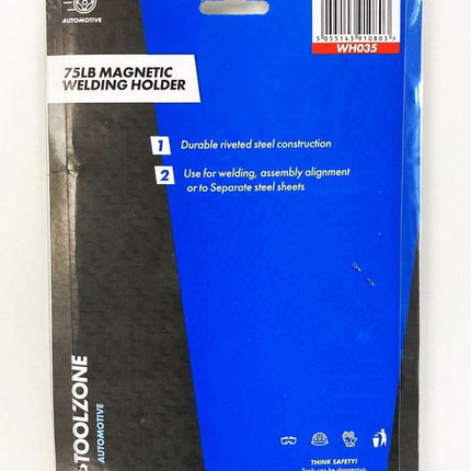 Welding Magnet 75lb - Toolzone KDPWH035