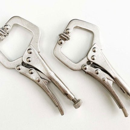 Locking C Clamp Set Mini 2 Piece 4 - Toolzone KDPWH041
