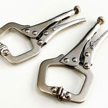 Locking C Clamp Set Mini 2 Piece 4 - Toolzone KDPWH041