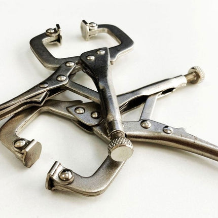 Locking C Clamp Set Mini 2 Piece 4 - Toolzone KDPWH041
