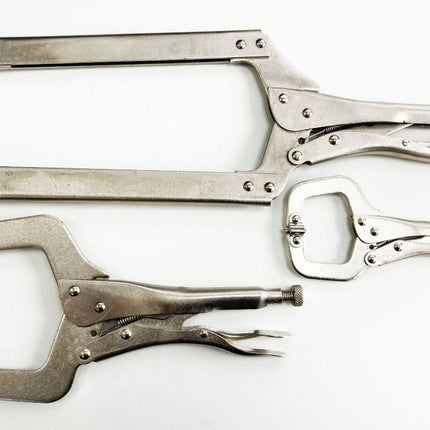 C Clamp Set 3 Piece 6 11 18 With Swivel Pads - Toolzone KDPWH042
