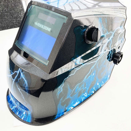 Welding Helmet Variable Control Filter Size 110x90x9mm - Toolzone KDPWH048