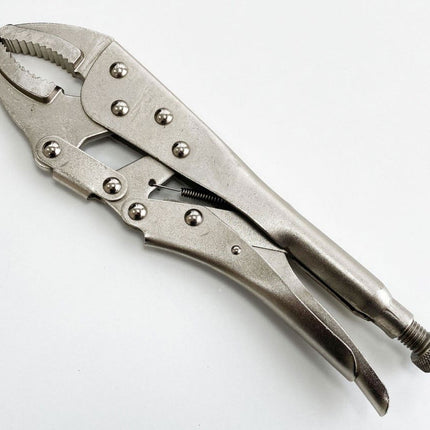 Locking Pliers Jumbo 12 Curved Jaw MAX Jaw Size 70mm - Toolzone KDPWR133