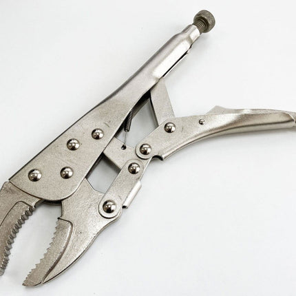 Locking Pliers Jumbo 12 Curved Jaw MAX Jaw Size 70mm - Toolzone KDPWR133