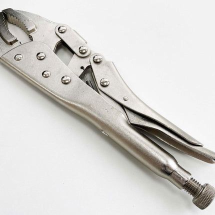 Locking Pliers Jumbo 12 Curved Jaw MAX Jaw Size 70mm - Toolzone KDPWR133