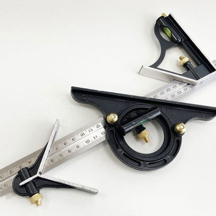 Combination Square 12 With Protractor Metric And Imperial - Toolzone KDPWW017