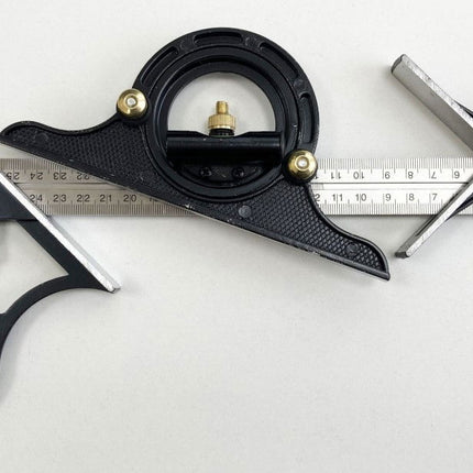 Combination Square 12 With Protractor Metric And Imperial - Toolzone KDPWW017