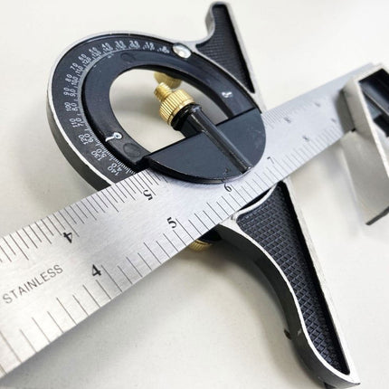 Combination Square 12 With Protractor Metric And Imperial - Toolzone KDPWW017