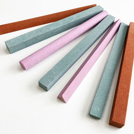 Sharpening Stone Set 7PC 6 180 And 240 Grit Mixed Shapes - Toolzone KDPWW068