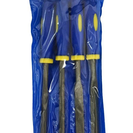 Warding File Set 4PC 6 High Carbon Steel Various Shapes With Pouch - Toolzone KDPWW086