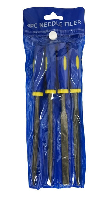 Warding File Set 4PC 6 High Carbon Steel Various Shapes With Pouch - Toolzone KDPWW086