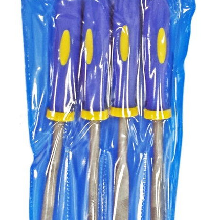 Warding File Set 4PC 6 High Carbon Steel Various Shapes With Pouch - Toolzone KDPWW086