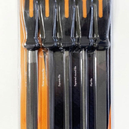 File Set 5PC 8 T12 Steel Soft Grip Handles - Toolzone KDPWW163