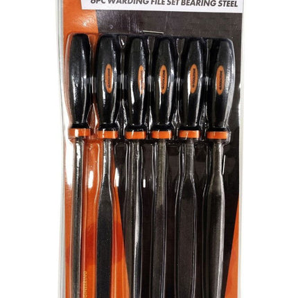Warding File Set 6PC Bearing Steel 175 x 5mm - Toolzone KDPWW203