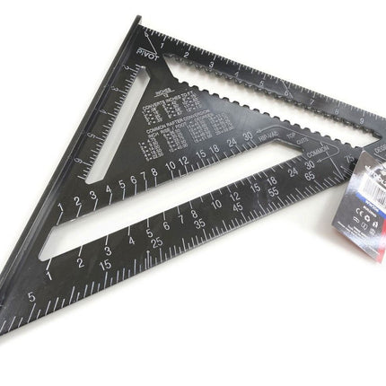 Roofers Square Aluminium 12 Black - Toolzone KDPWW206